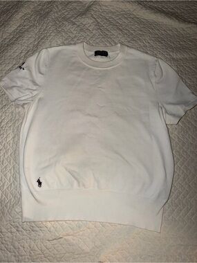 Polo Ralph Lauren White US Open Crewneck Sweatshirt Women’s L